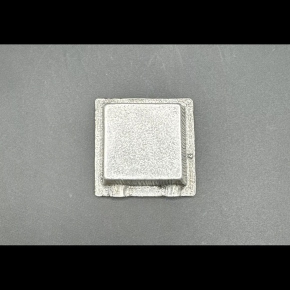 Ashtray and Cigarette Holder Pewter Vintage Rare Embossed Stone/Hen Holon/Israel - Picture 9 of 16